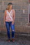 Refuse To Give Up Floral Tank