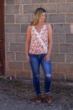 Refuse To Give Up Floral Tank