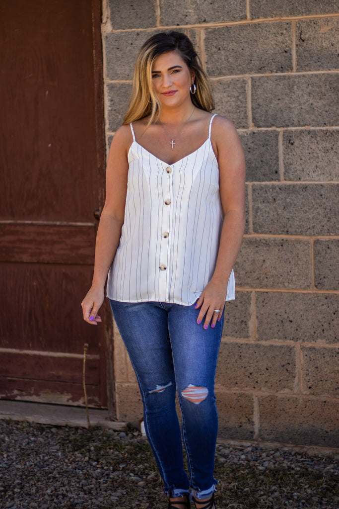 Don't Waste A Moment Tank - White
