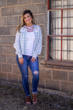 New Experiences Plaid Top