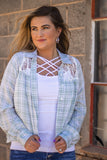 New Experiences Plaid Top