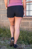 Ezra Linen Short- Black