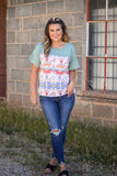 It All Makes Sense Aztec Top