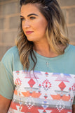 It All Makes Sense Aztec Top