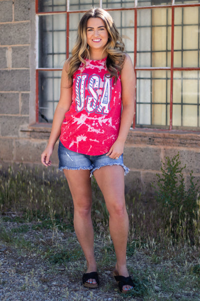 USA Bomba Red Tank