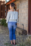 Suki Capri~ Silver Jeans