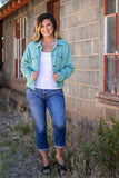 Be Optimistic Jacket- Sage