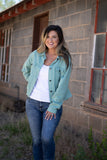 Be Optimistic Jacket- Sage