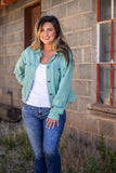 Be Optimistic Jacket- Sage