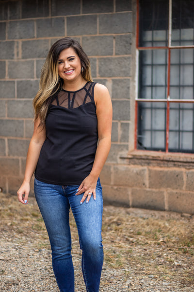 More Than You Know Tank- Black