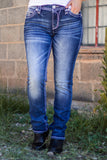 Sepia Straight Leg Jean~ Rock Revival