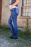 Sepia Straight Leg Jean~ Rock Revival