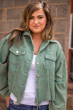 Ellis Corduroy Jacket- Vintage Olive