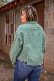 Ellis Corduroy Jacket- Vintage Olive