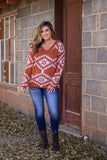 Get Your Attention Aztec Sweater