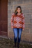 Get Your Attention Aztec Sweater