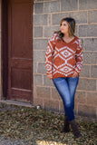 Get Your Attention Aztec Sweater