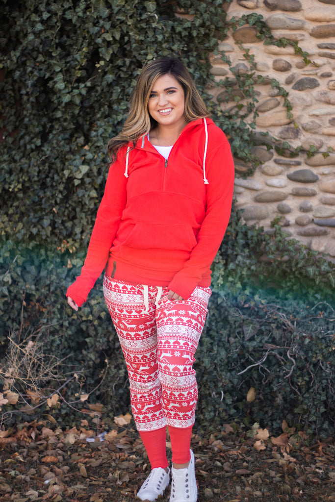 HalfZip Sweatshirt- Cozy Cutie