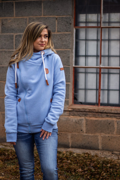 Athena Hoodie- Chambray~ Wanakome