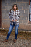 On A Mission Plaid Top