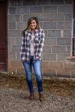 On A Mission Plaid Top