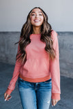 Elevated Edge Hoodie- Freedom of Peach